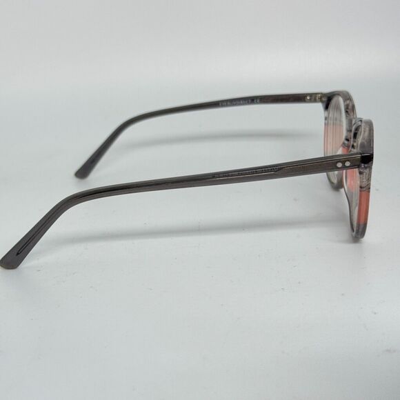 Eyebuydirect Kyoto Gray Multicolor Round Eyeglasses Frames 48-21-140 H16396 - Picture 4 of 7